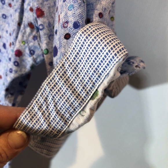 Visconti Black button down size small - Picture 7 of 9